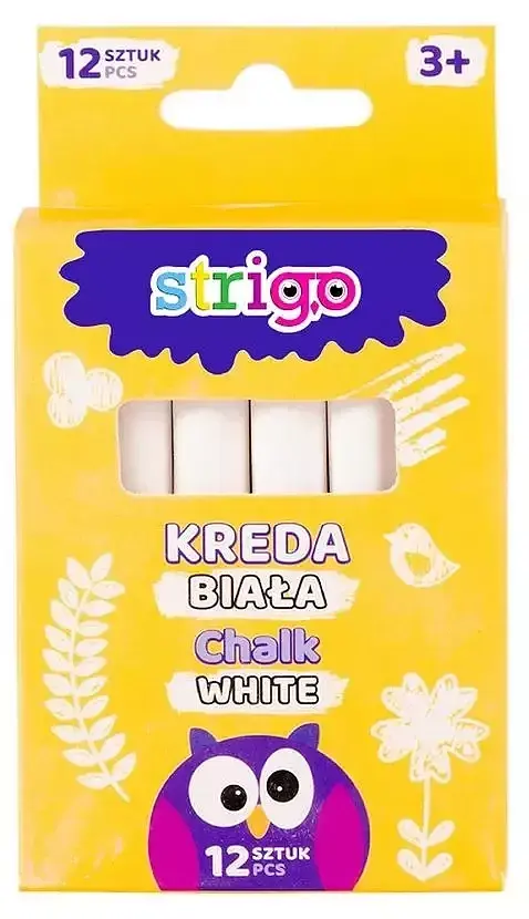 Kreda strigo biała 12 szt