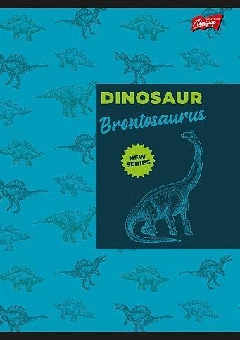 Zeszyt a5 16k 3-linia dwukolorowa dinosaur mix pakiet 15 sztuk