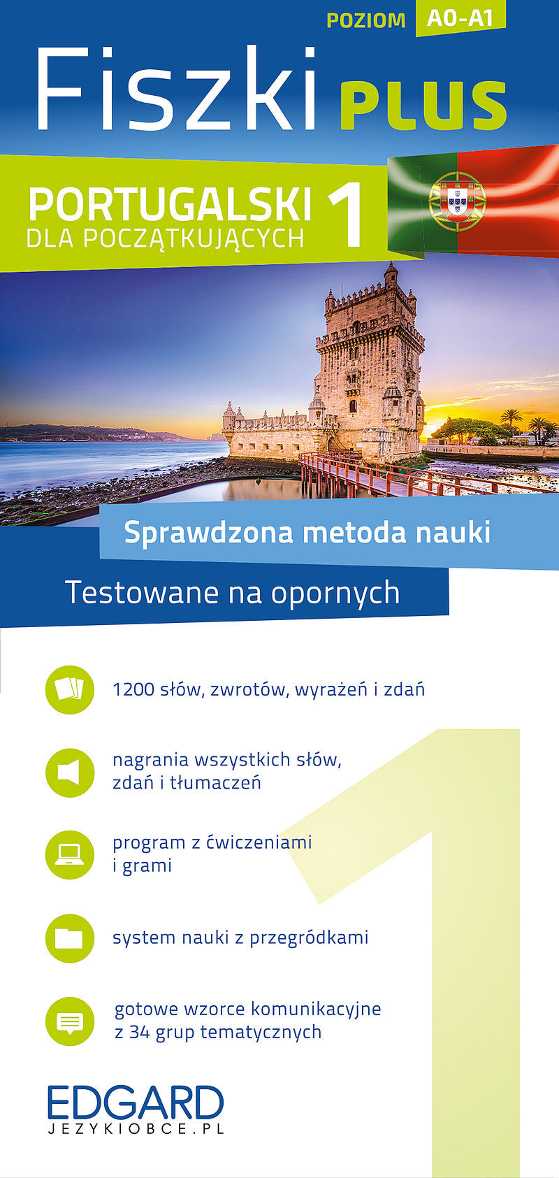 Portugalski dla początkujących. Fiszki PLUS
