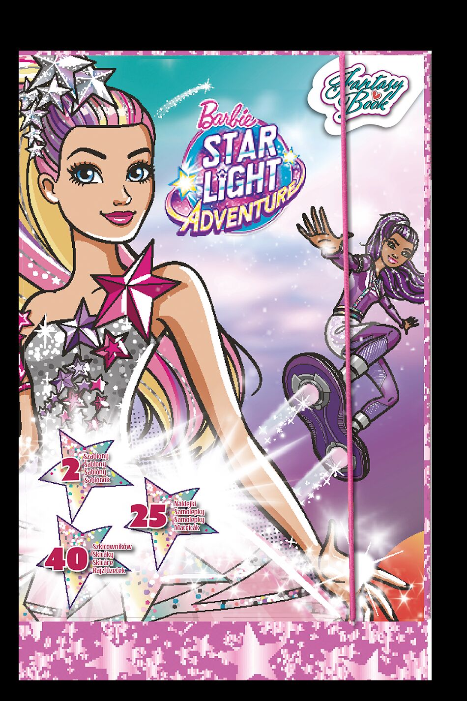 Szkicownik Barbie w kosmosie 2 szablony