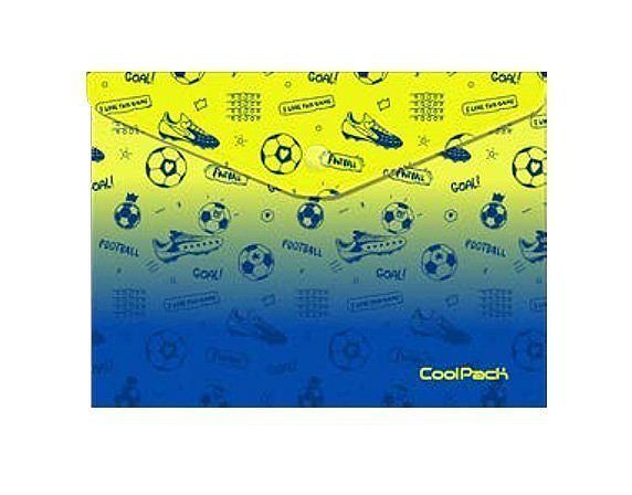 Koperta a4 na zatrzask coolpack football
