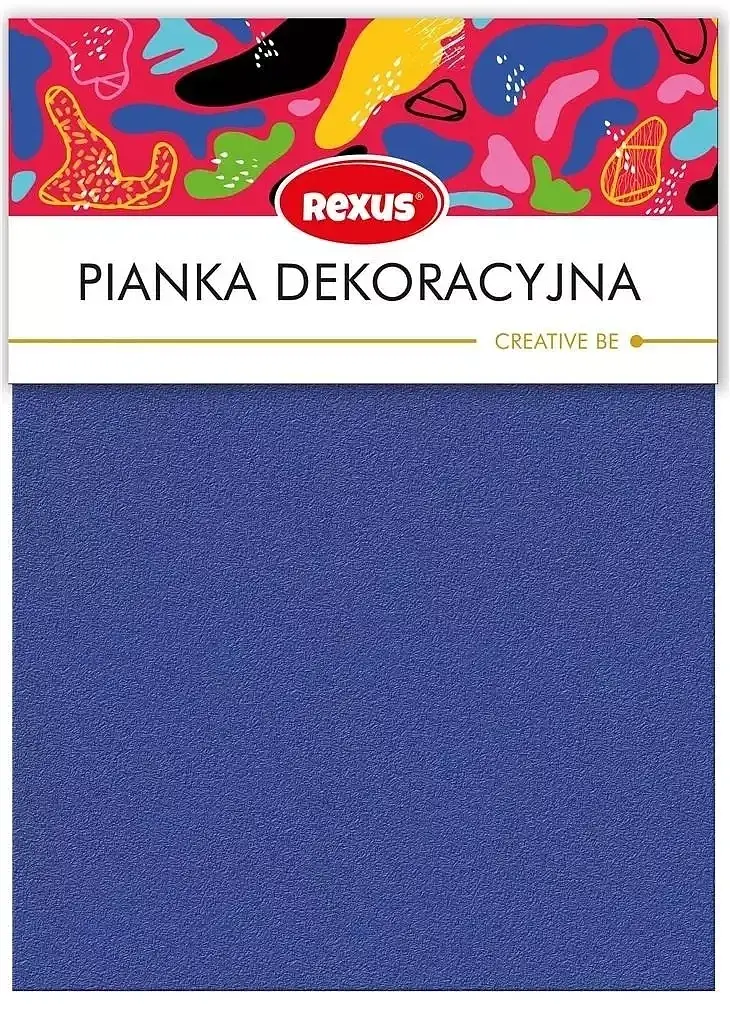 Zestaw pianka dekoracyjna a4 5 kolorów