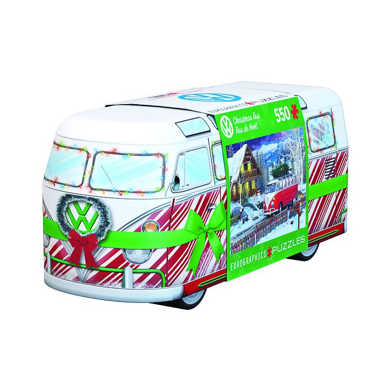 Puzzle 550 tin vw christmas bus 8551-5664