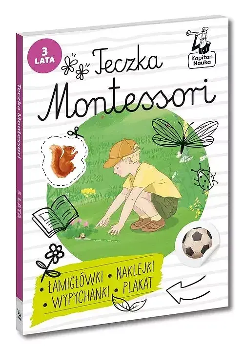 Teczka Montessori. 3 lata. Kapitan Nauka
