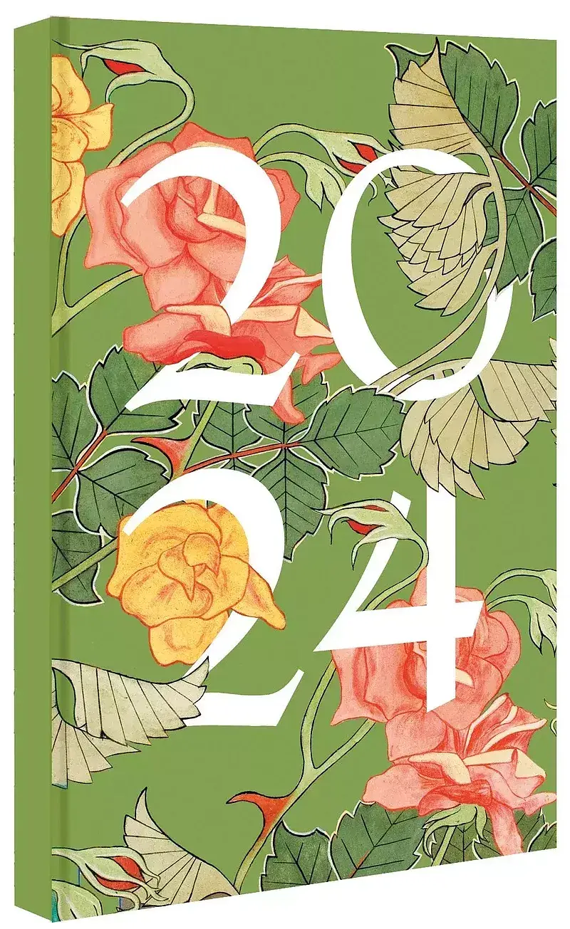Kalendarz 2024 tygodniowy róże