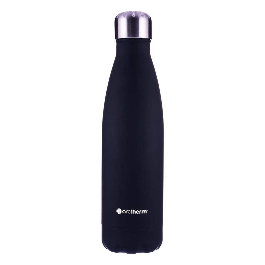 Butelka termiczna czarny gumowy 500ml
