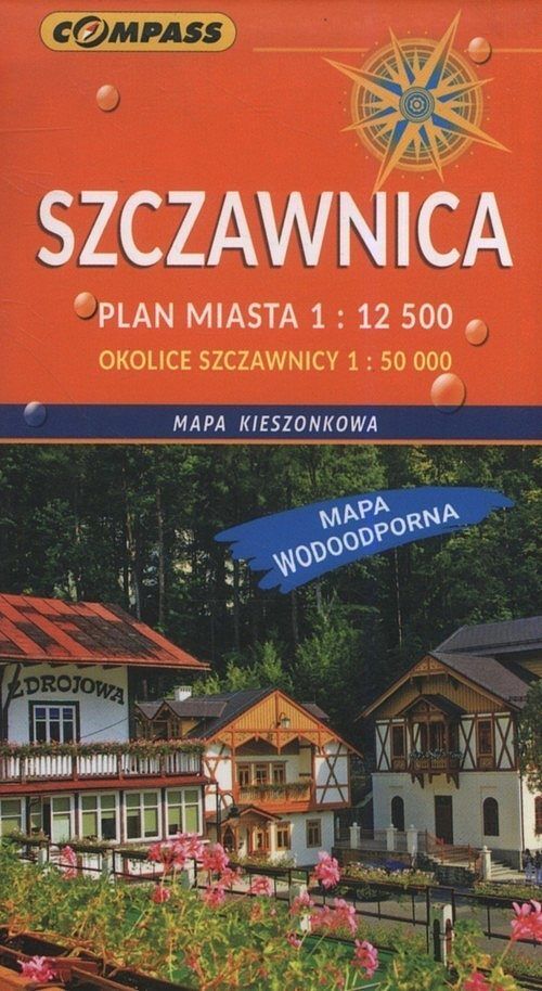 Szczawnica. Mapa kieszonkowa w skali 1:50 000 (wersja wodoodporna)