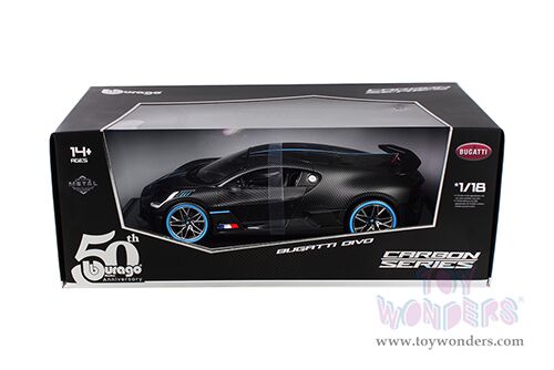 Bburago Model 1:18 Bugatti Divo Carbon Series model jubileuszowy 18-11101