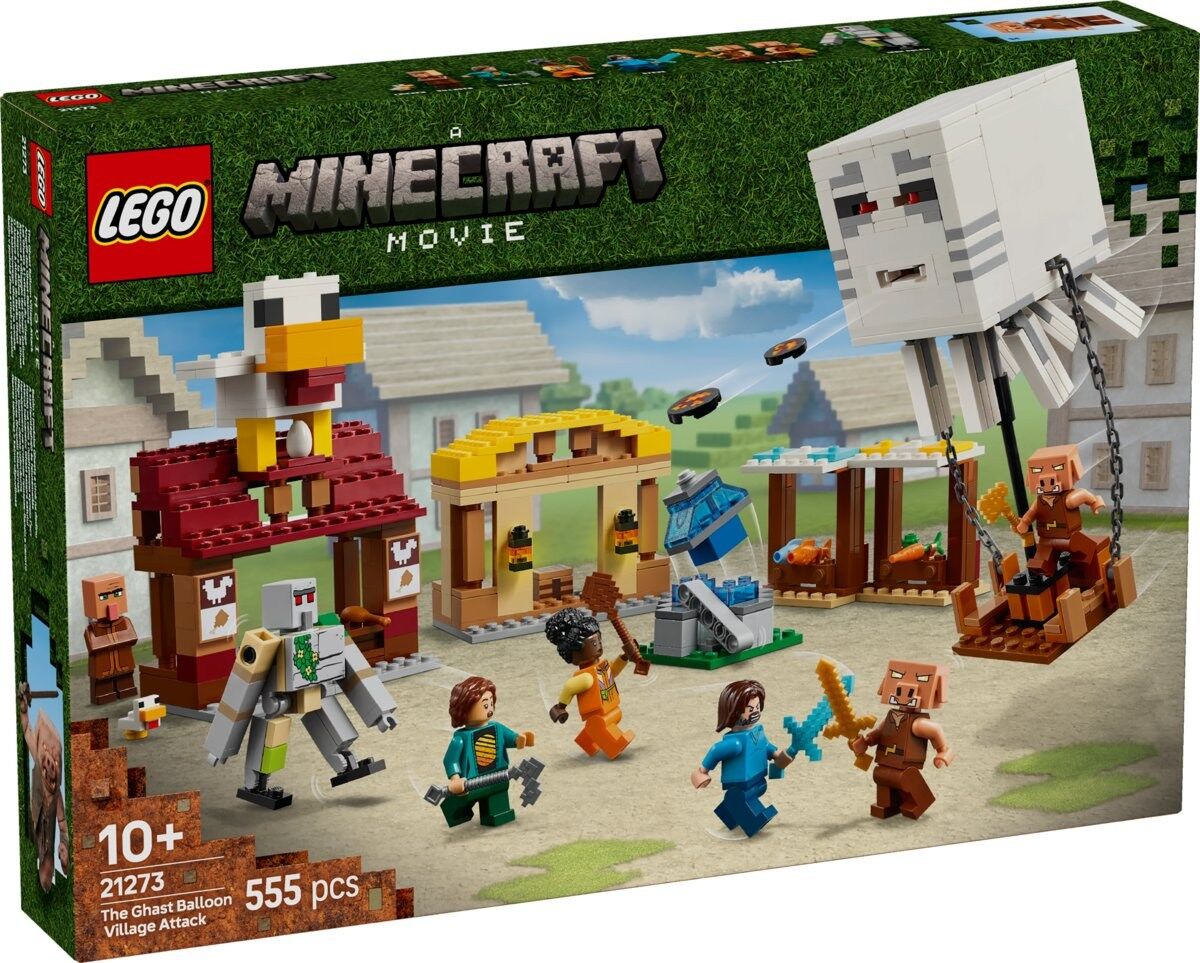 LEGO Minecraft Atak balonowego Ghasta na wioskę  21273