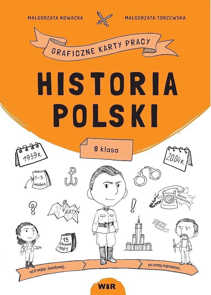 Historia polski graficzne karty pracy dla klasy 8