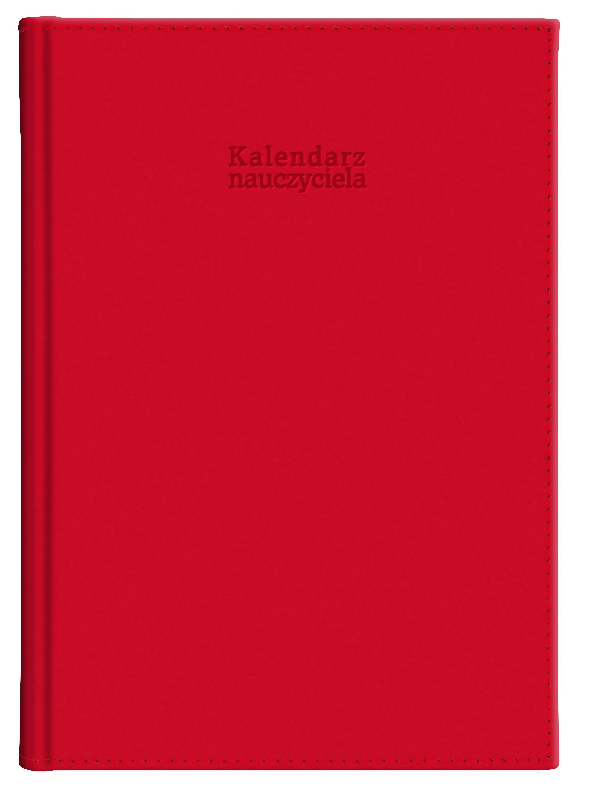 Kalendarz nauczyciela 2026/2027 A5T Vivella czerwony