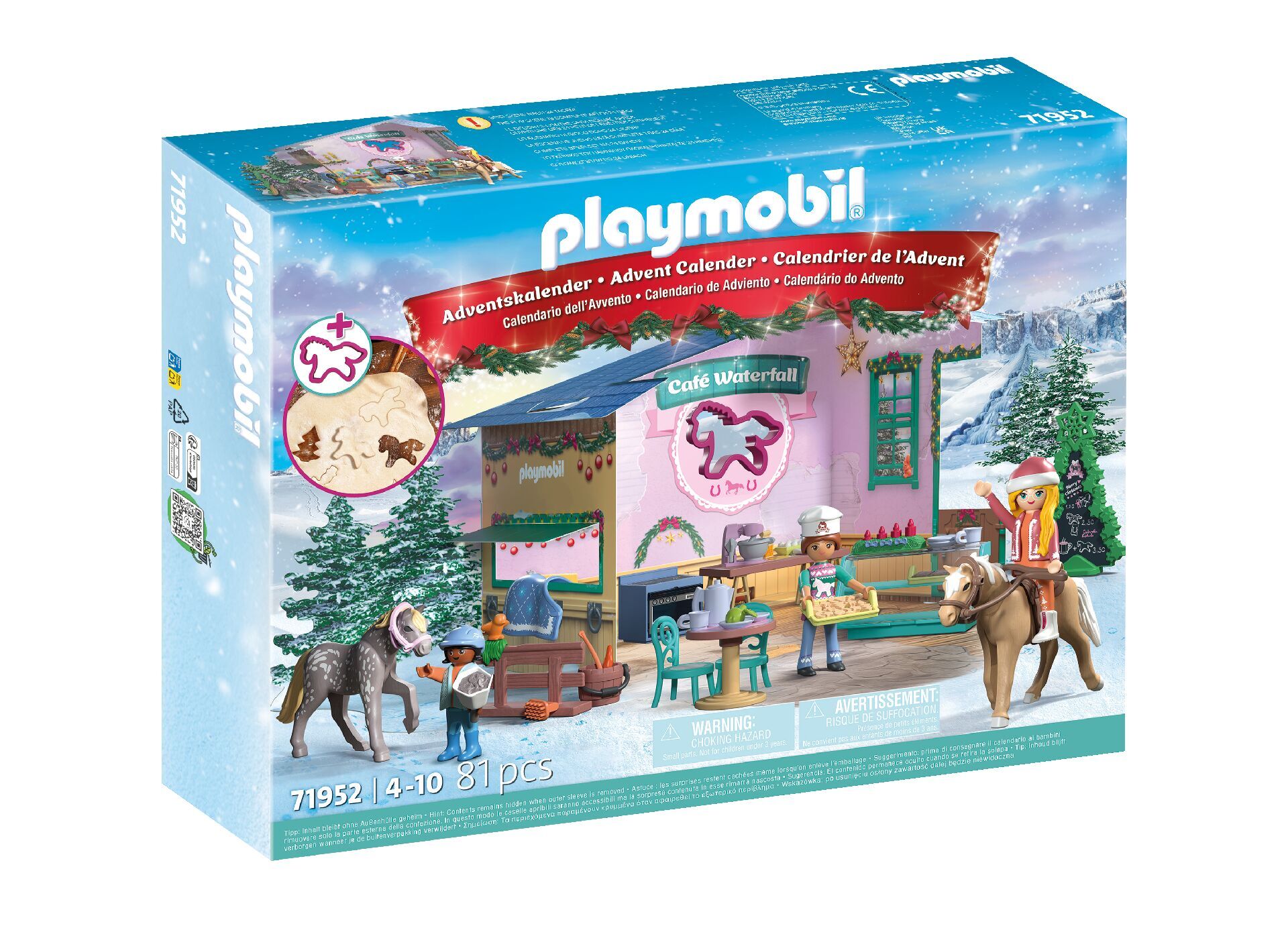 Playmobil Świąteczne wypieki w kawiarni jeździeckiej 71952