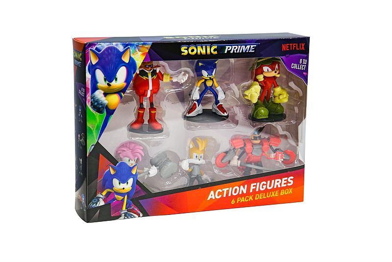 Sonic prime zestaw 8 figurek mix