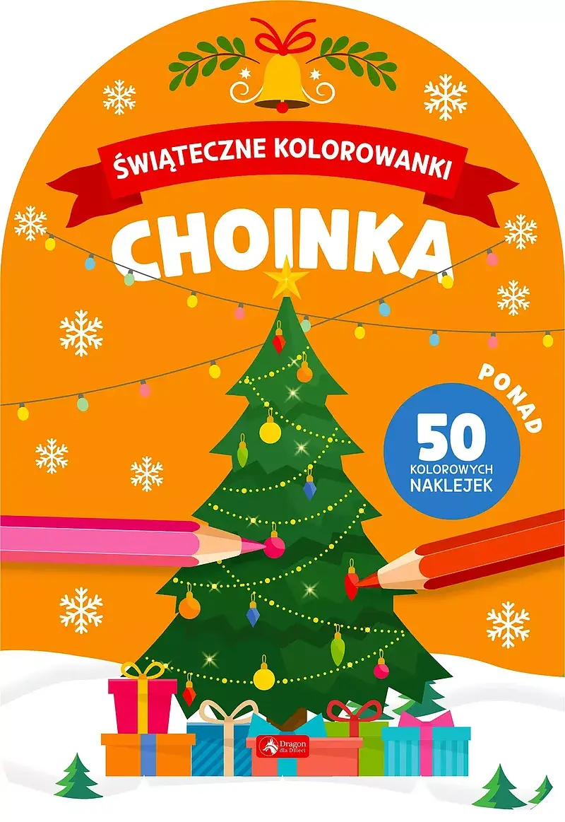 Choinka. Świąteczne kolorowanki