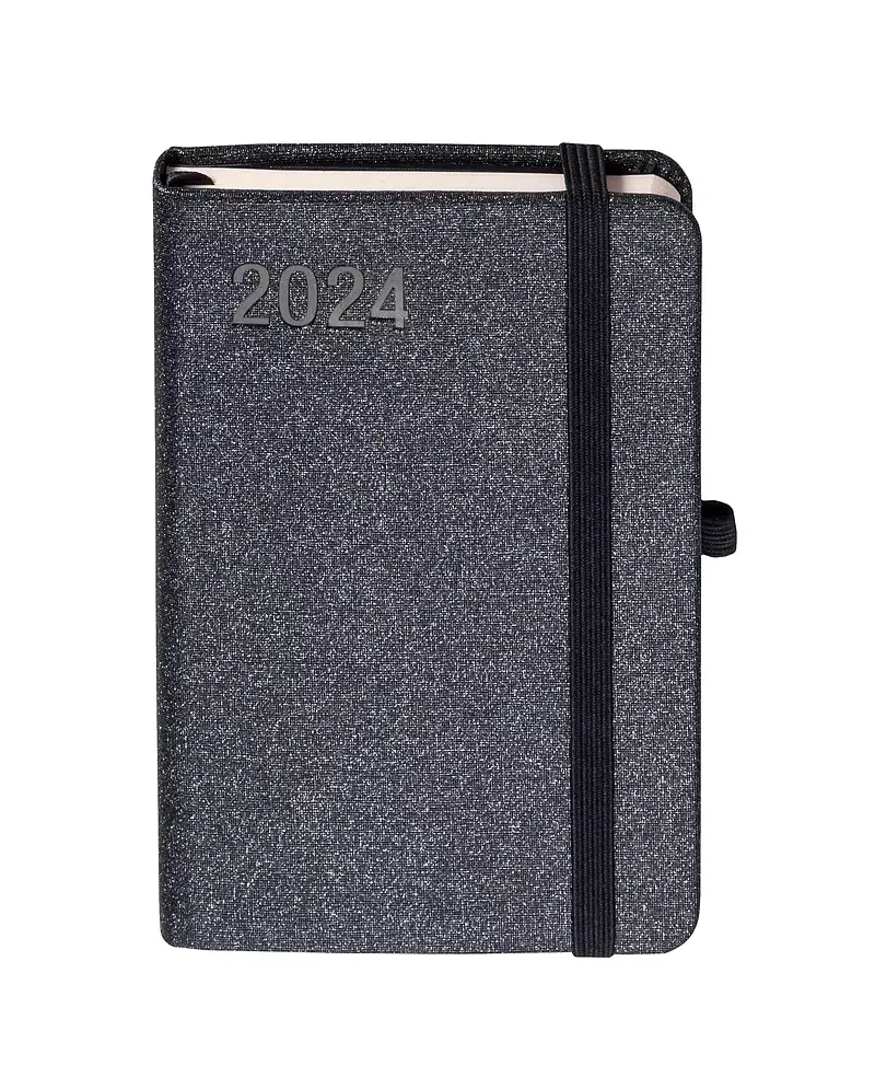 Kalendarz 2024 sakura a6 czarny tdw