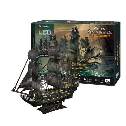 Puzzle 3D Queen Anne's Revenge 340