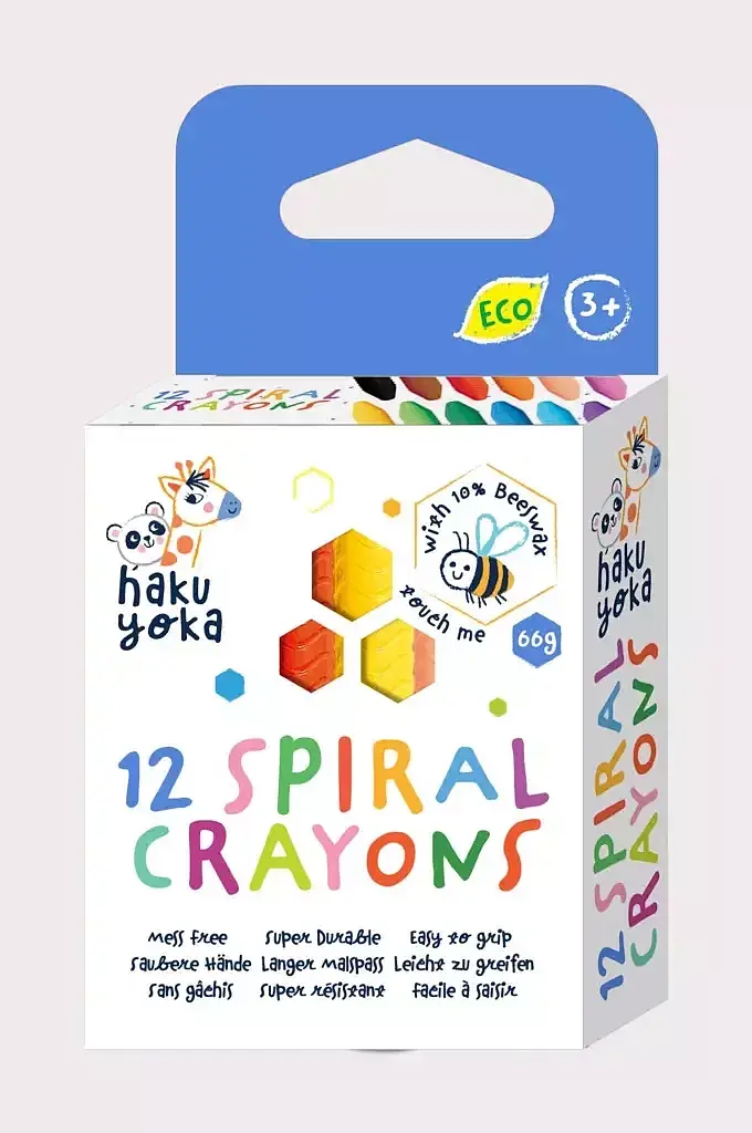 Kredki spiralne 12 kolorów