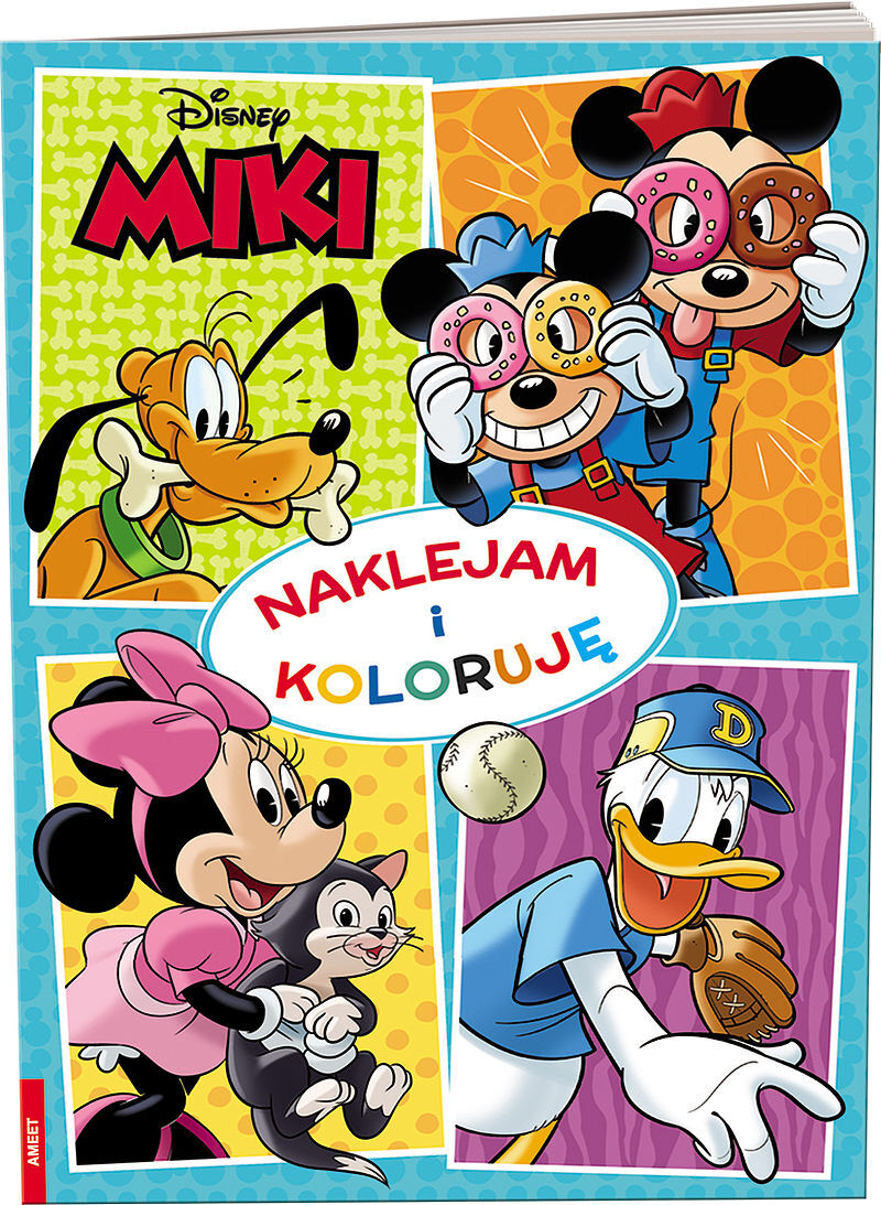 Miki naklejam i koloruję nak-9111