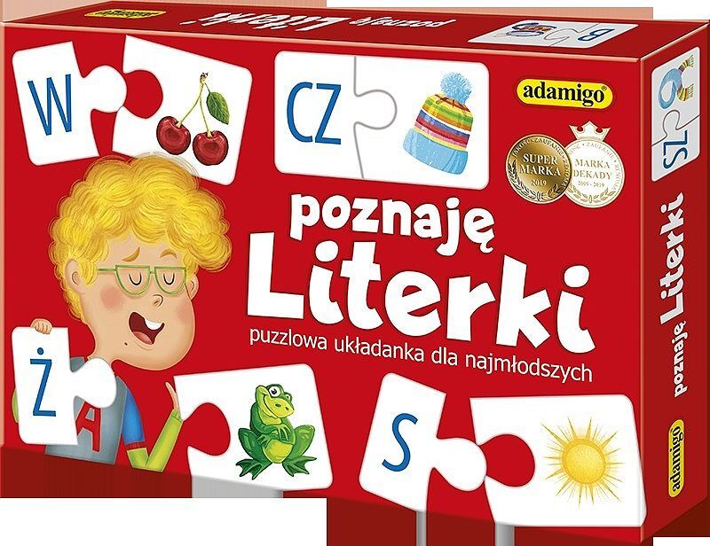Poznaję literki Gra puzzlowa