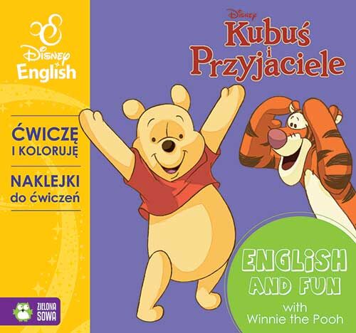 Ćwiczę i koloruję z naklejkami z kubusiem Disney english