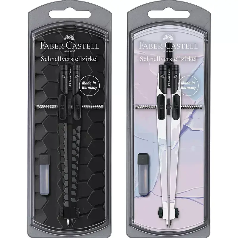 Cyrkiel shiny dark-bright faber-castell 1 szt. Mix