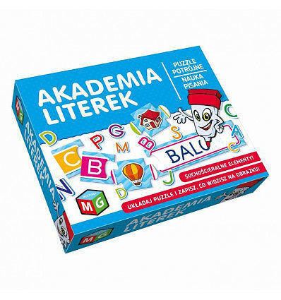 Puzzle akademia literek