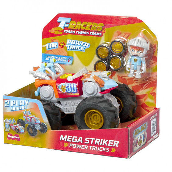 T-racers s power trucks mega sticker