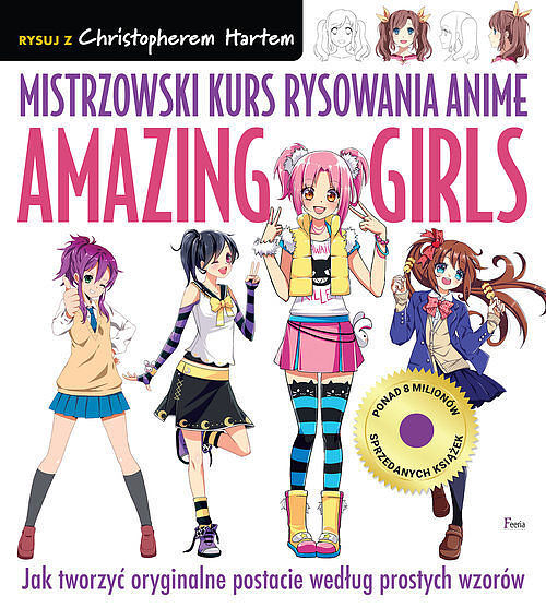Mistrzowski kurs rysowania anime Amazing Girls