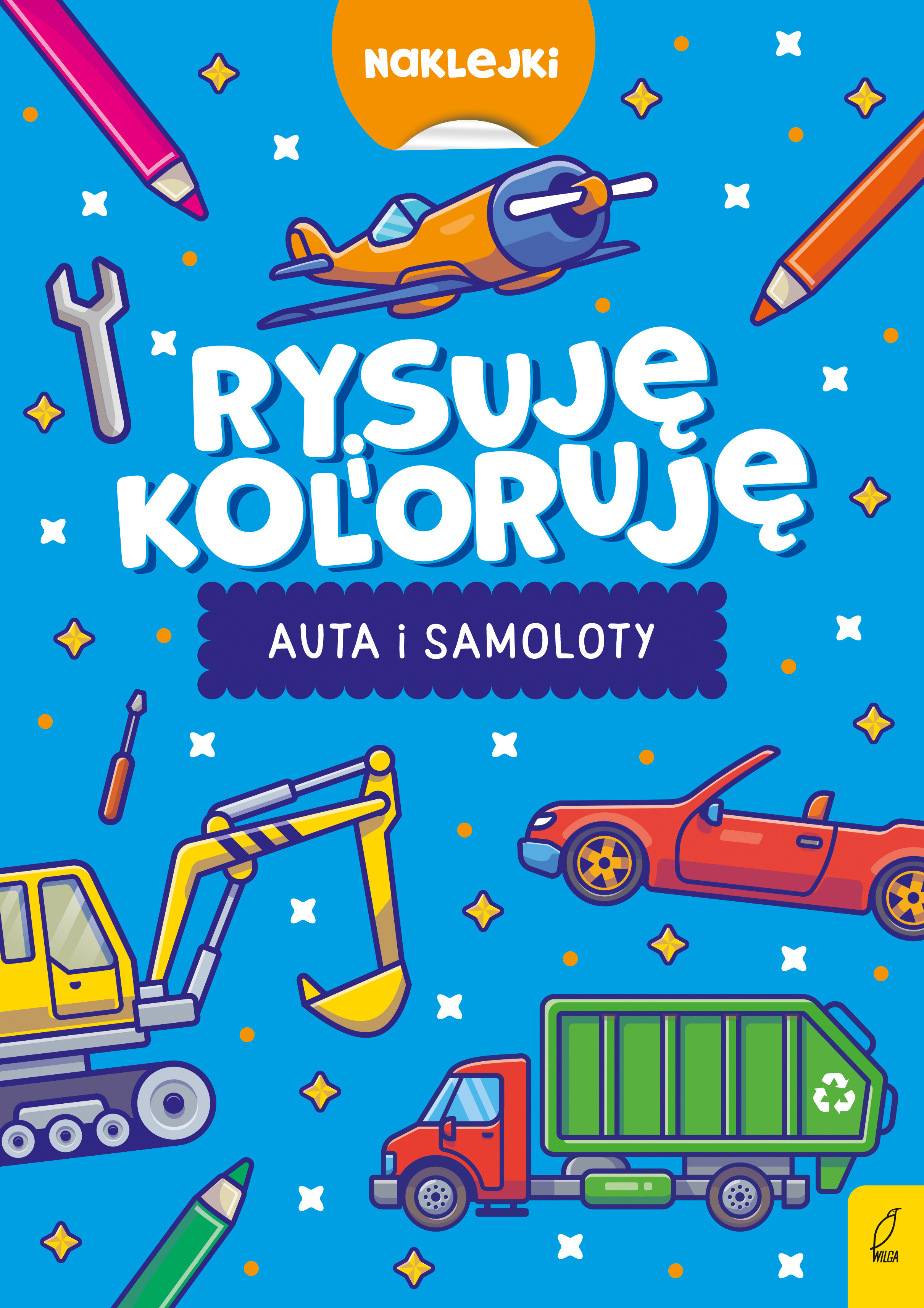 Rysuję i koloruję. Auta i samoloty