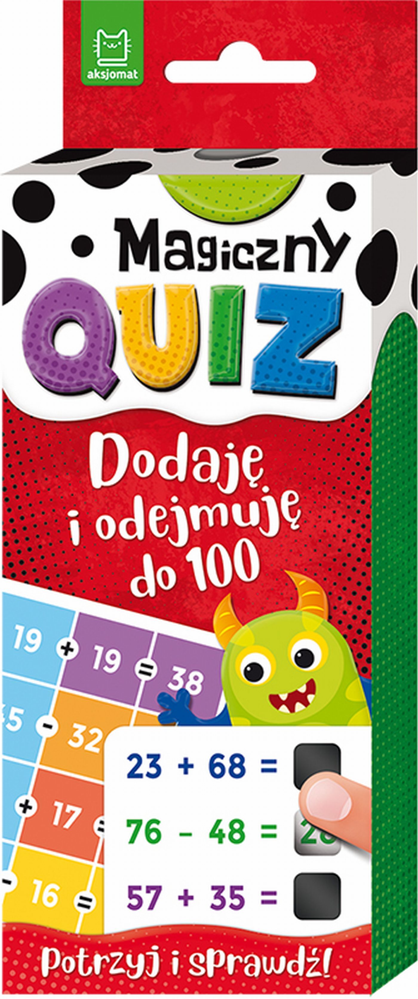 Magiczny quiz. Dodaję i odejmuję do 100