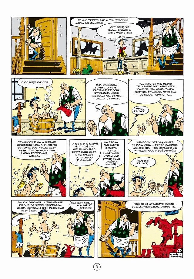 Lucky Luke - Rywale z Painful Gulch, Góry Czarne, Daltonowie i zamieć