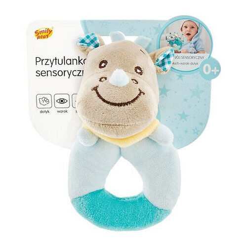 Przytulanka Sensoryczna Nosorożec niebieska
