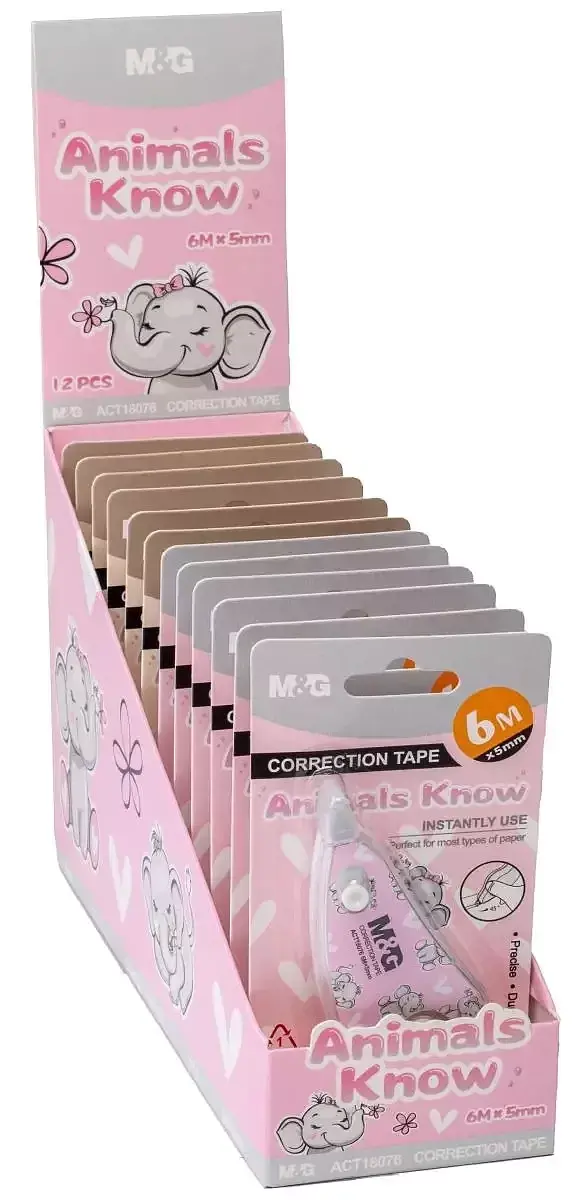 Display korektor w taśmie animal planet mg display 10 szt