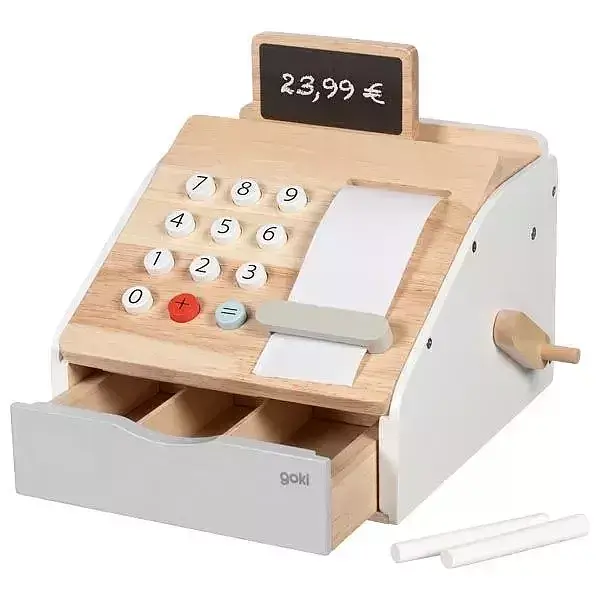 Drewnian kasa sklepowa goki