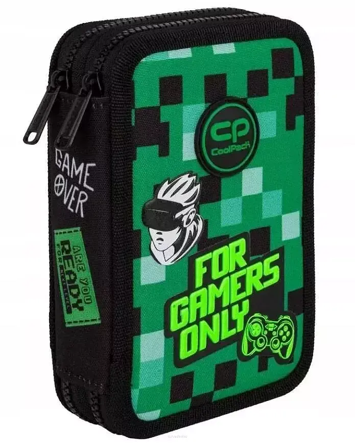 Piórnik 2-komorowy z wyposażeniem coolpack jumper 2 game zone