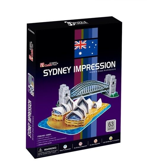 Puzzle 3D Sydney Impressions