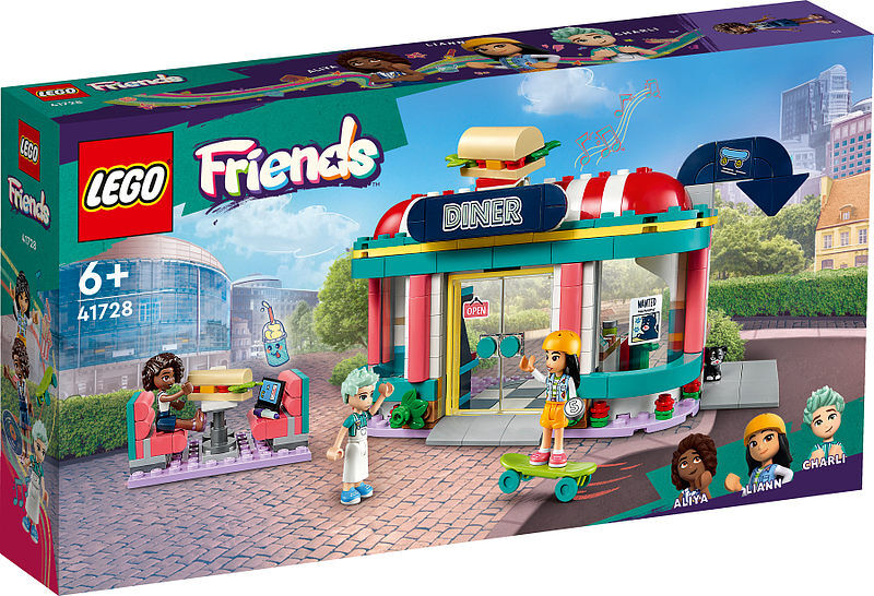 Lego friends bar w śródmieściu heartlake 41728