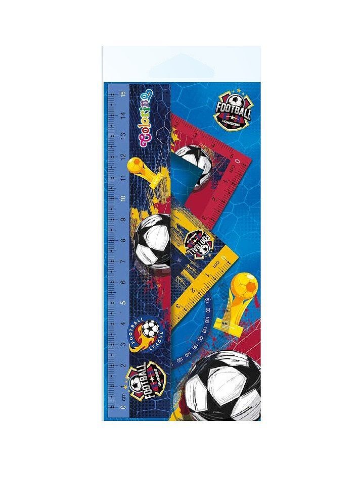 Zestaw geometryczny cp colorino 4 sztuki football