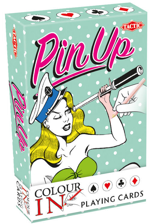 Pin-Up Color-In Playing 55 kart
