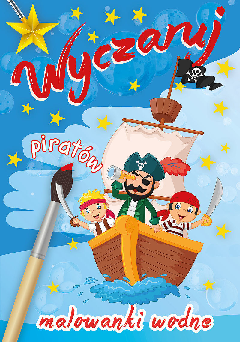 Wyczaruj piratów malowanki wodne