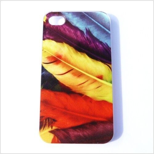 Etui na telefon iPhone 4/4S Piórka
