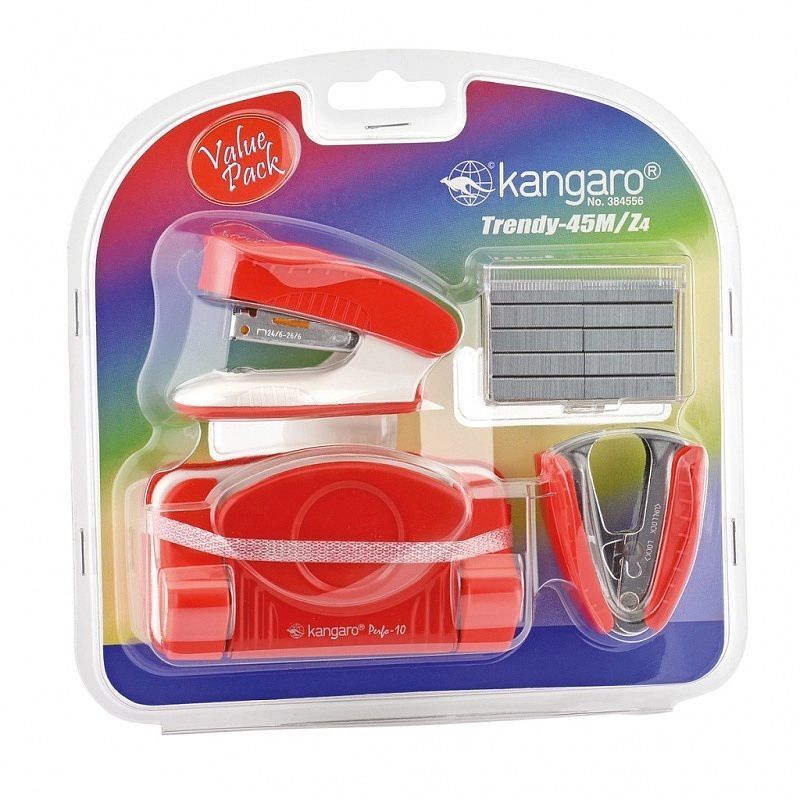 Zestaw 4w1 czerwony kanagrotrendy-45m/z4 blister