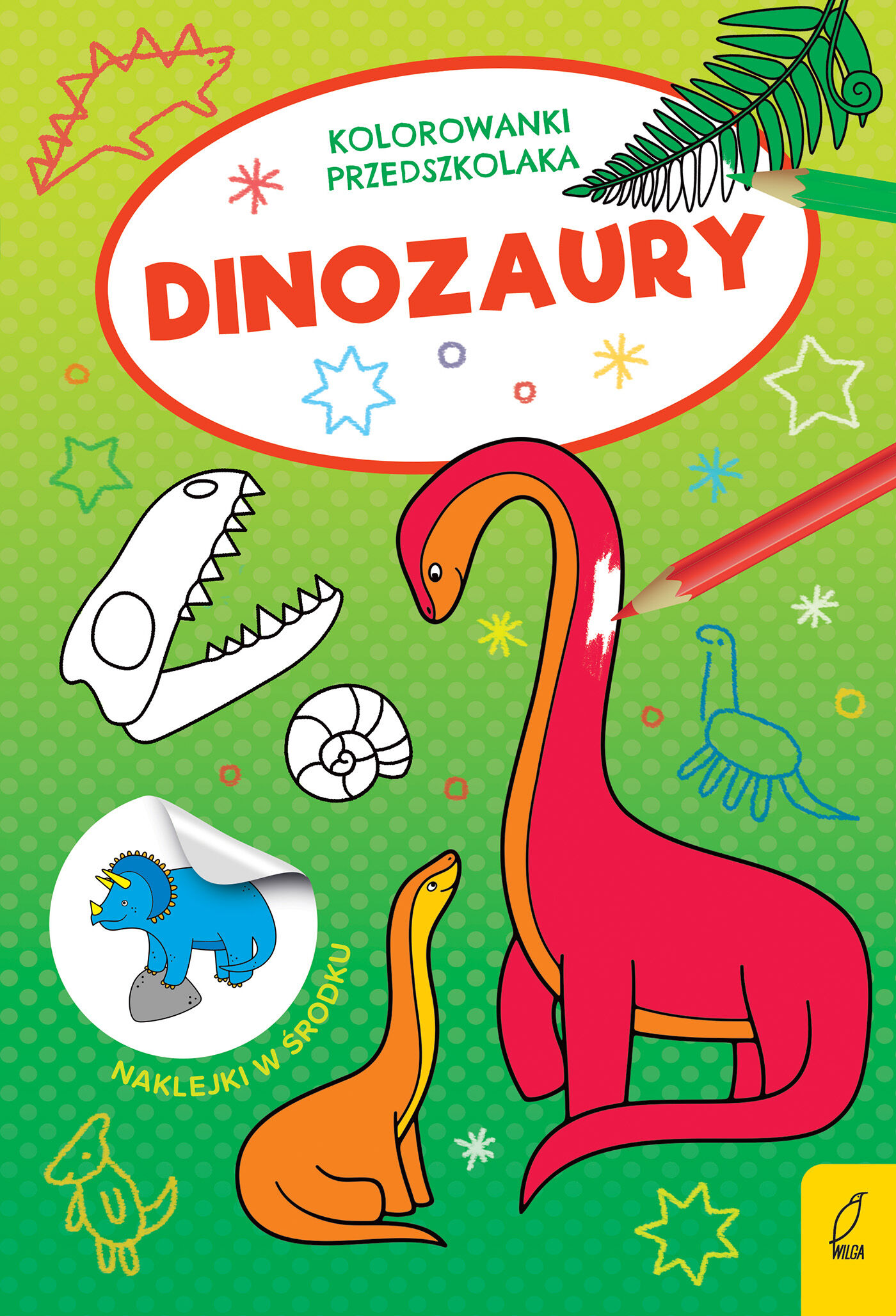 Kolorowanki przedszkolaka. Dinozaury