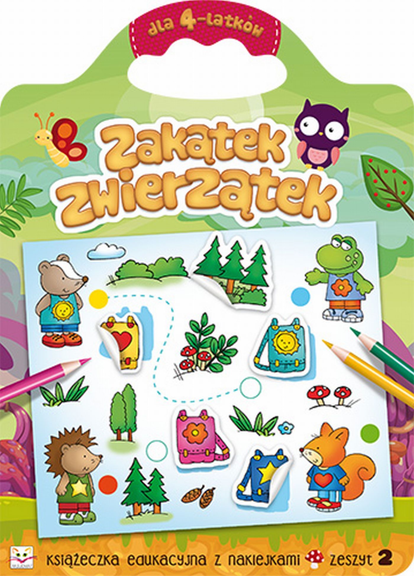 Zakątek zwierzątek dla 4-latków. Zeszyt 2