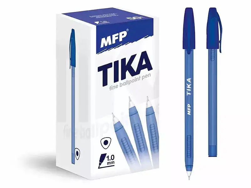 Paczka długopis tika 107 niebieski 50 szt. 6001154