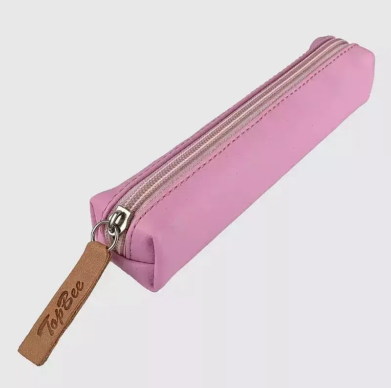Piórnik mini prostokąt róż pastel bb210119