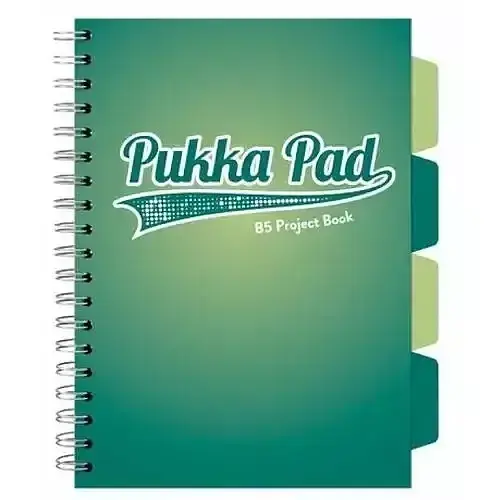 Kołozeszyt pukka pad b5 project book dark teal turkusowy