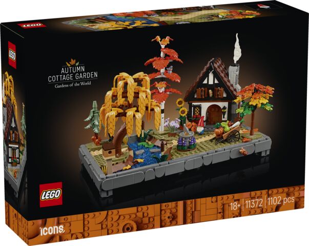 LEGO Icons Jesienny ogród z chatką 11372