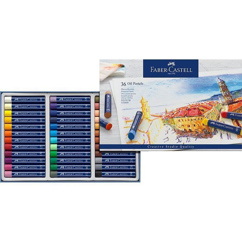 Pastele olejne faber-castell creative studio 36 kolorów