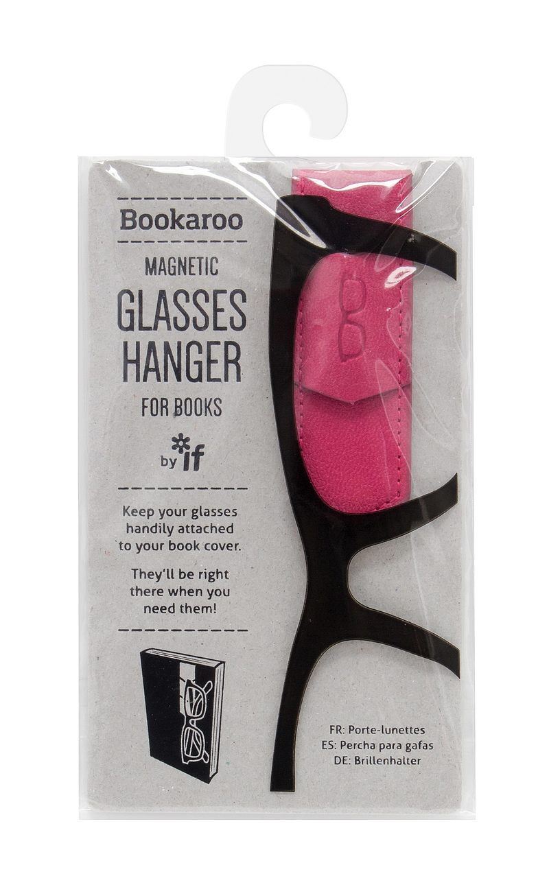 Uchwyt na okulary różowy bookaroo glasses hanger if